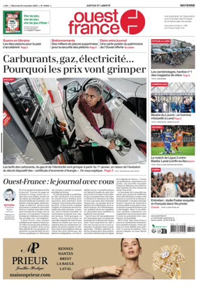 Cover of Ouest France (Laval)