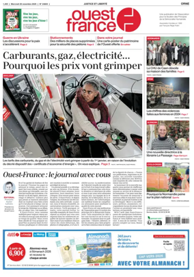 Cover of Ouest France (Orne)