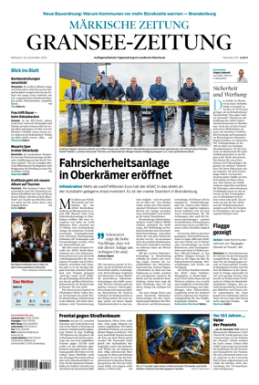 Cover of Gransee-Zeitung