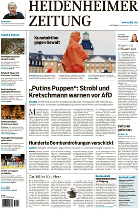 Cover of Heidenheimer Zeitung