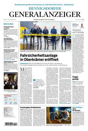 Cover of Hennigsdorfer Generalanzeiger