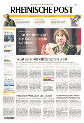 Cover of Rheinische Post - Mönchengladbach and Korschenbroich