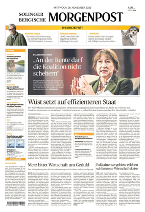 Cover of Solinger Bergische Morgenpost/Remscheid