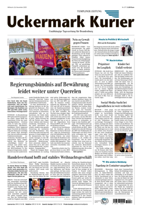 Cover of Templiner Zeitung