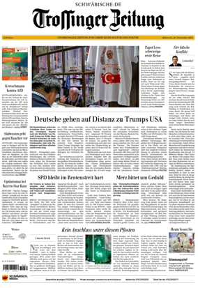 Cover of Trossinger Zeitung