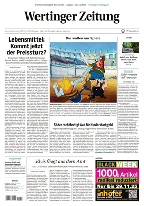 Cover of Wertinger Zeitung