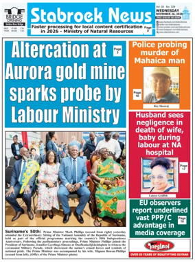 Cover of Stabroek News