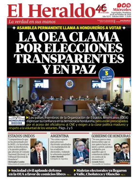 Cover of Diario El Heraldo