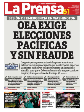 Cover of Diario La Prensa
