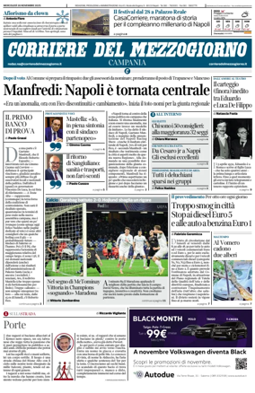 Cover of Corriere del Mezzogiorno (Campania)