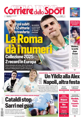 Cover of Corriere dello Sport (Lazio)