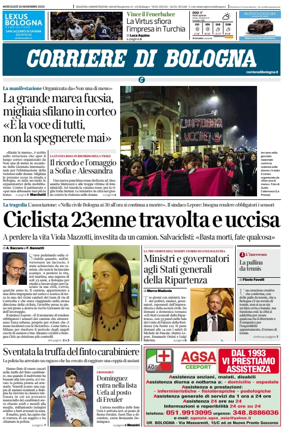 Cover of Corriere di Bologna