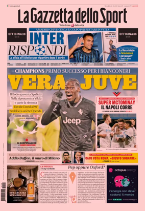 Cover of La Gazzetta dello Sport - Lombardia