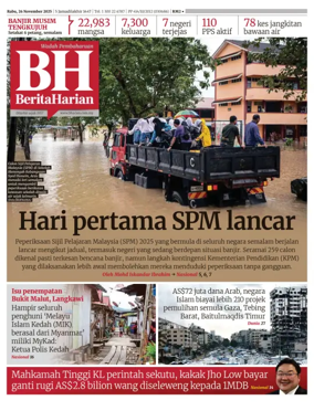 Cover of Berita Harian