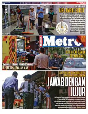 Cover of Harian Metro