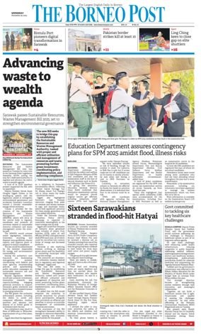 Cover of The Borneo Post