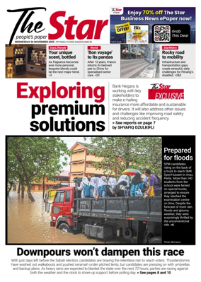 Cover of The Star Malaysia