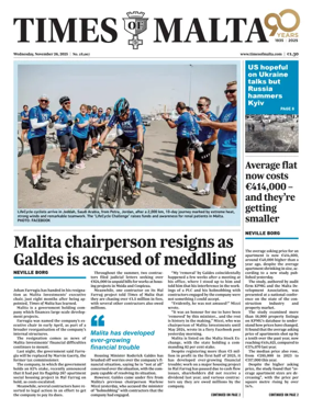 Cover of Times of Malta