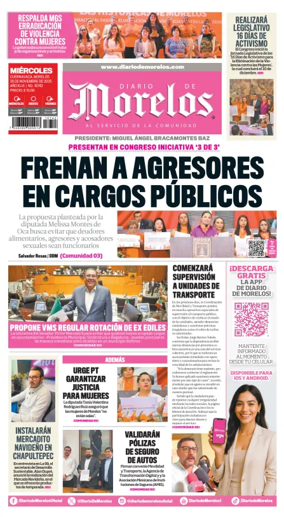 Cover of Diario de Morelos