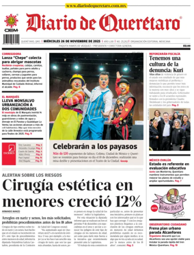 Cover of Diario de Queretaro