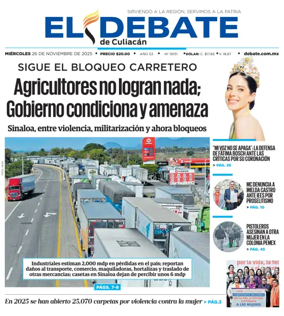 Cover of El Debate de Culiacán