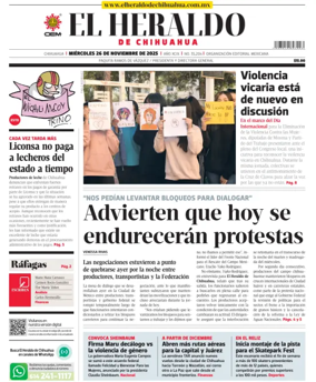Cover of El Heraldo de Chihuahua