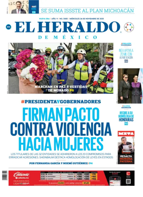 Cover of El Heraldo de Mexico