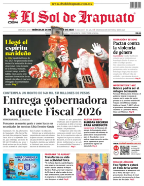 Cover of El Sol de Irapuato