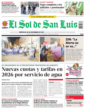 Cover of El Sol de San Luis Potosi