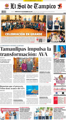Cover of El Sol de Tampico
