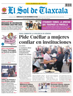 Cover of El Sol de Tlaxcala