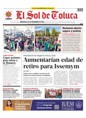 Cover of El Sol de Toluca