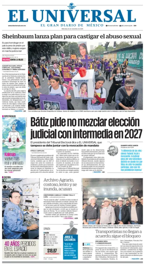 Cover of El Universal