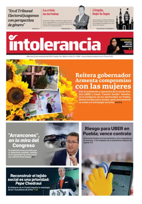 Cover of Intolerancia Diario