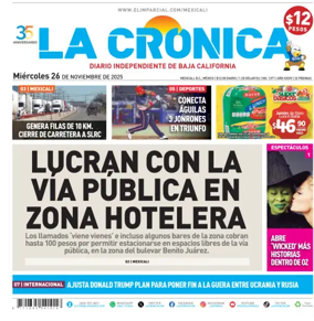 Cover of La Crónica