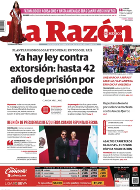 Cover of La Razón de México