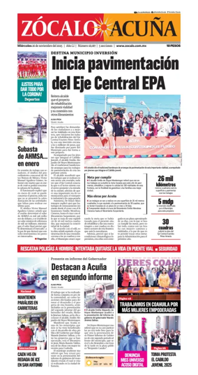 Cover of Zócalo Acuña