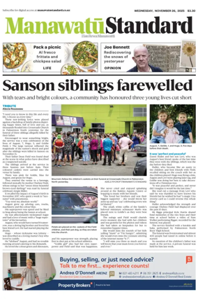 Cover of Manawatu Standard