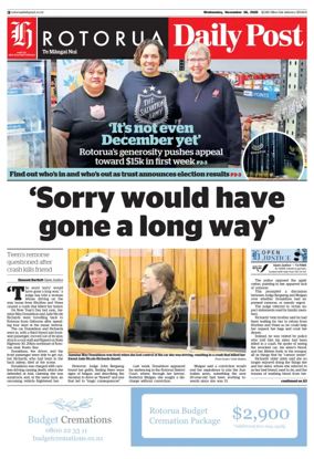 Cover of Rotorua Daily Post