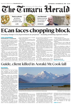 Cover of The Timaru Herald