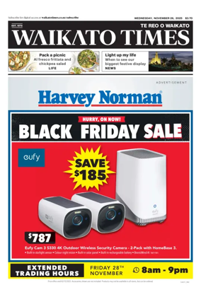 Cover of Waikato Times