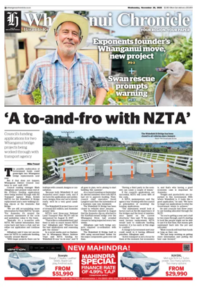 Cover of Wanganui Chronicle