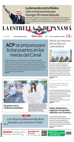 Cover of La Estrella de Panama