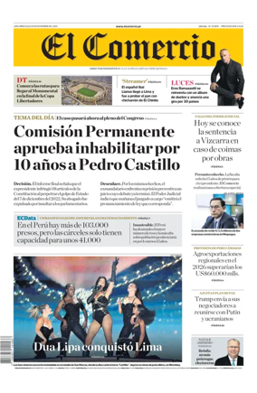 Cover of Diario El Comercio