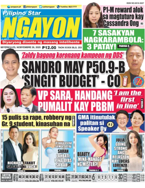 Cover of Pilipino Star Ngayon