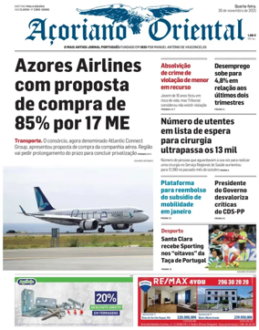 Cover of Acoriano Oriental