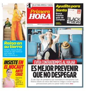 Cover of Primera Hora