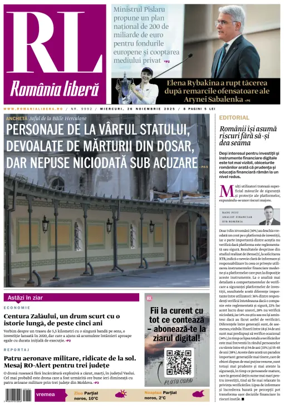 Cover of Romania Libera