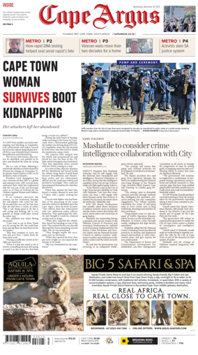 Cover of Cape Argus
