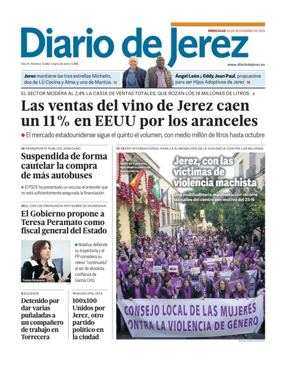Cover of Diario de Jerez